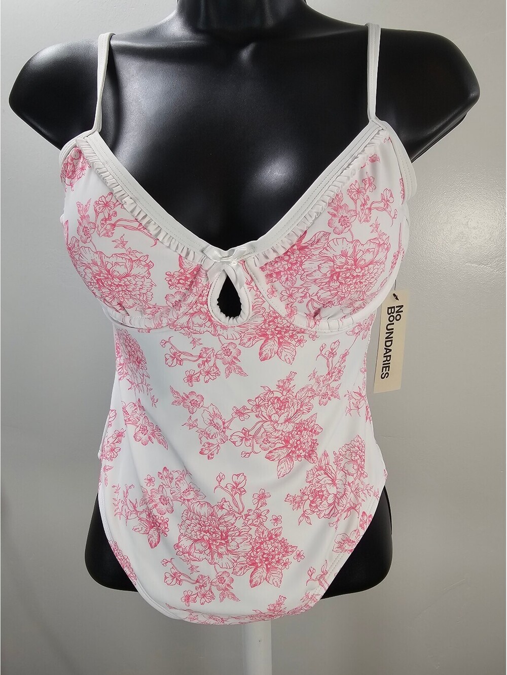 No Boundaries NWT High Leg Extra Cheeky 1-Piece Swimsuit